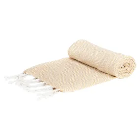 170cm x 90cm Turkish Cotton Diamond Bath Towel - By Nicola Spring