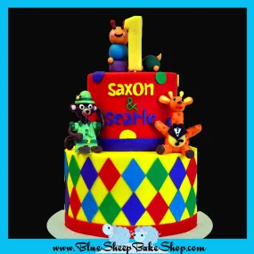 1st Birthday Baby Einstein Custom Cake