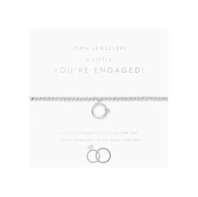 A Little 'You're Engaged' Bracelet | Silver Plated