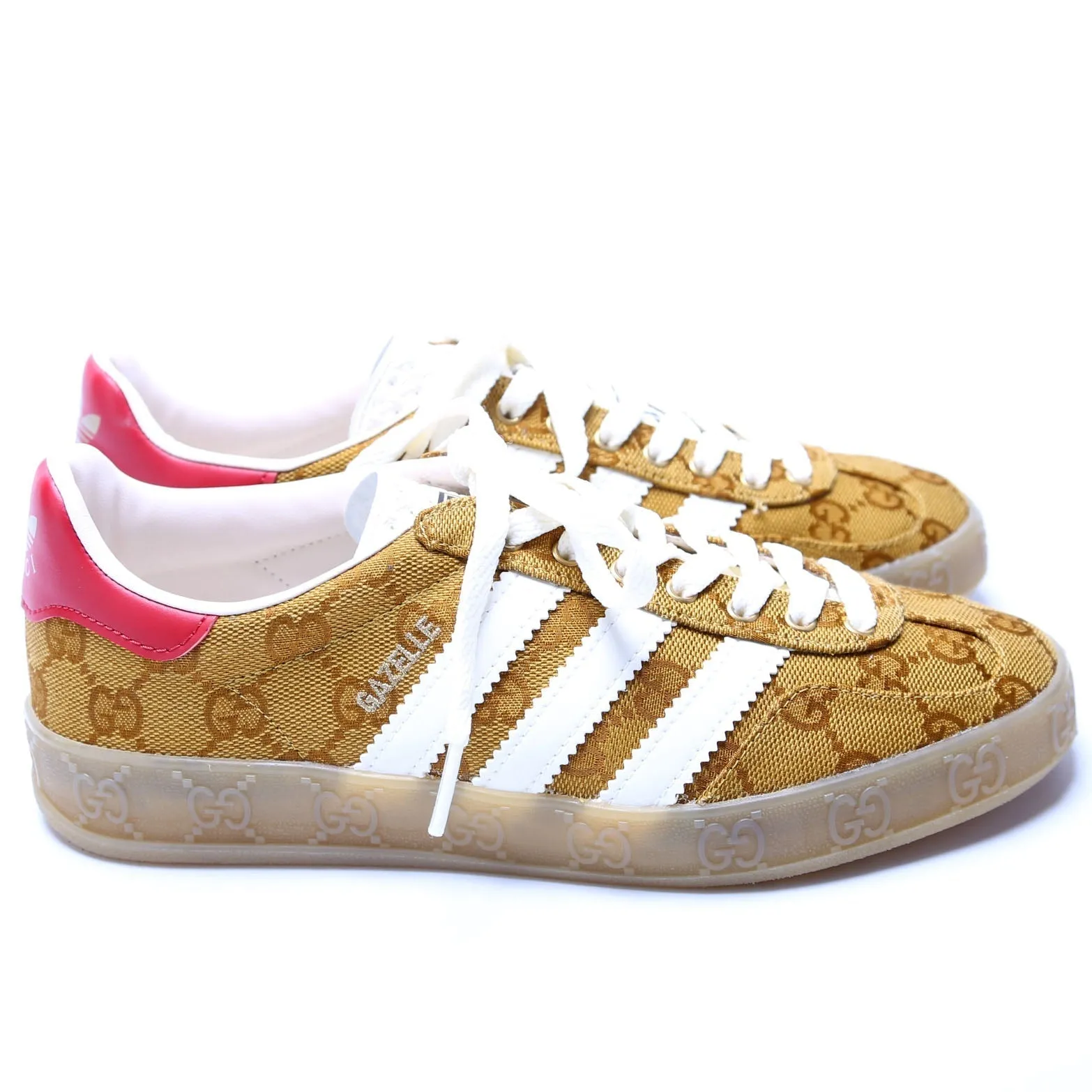 Adidas x Gazelle Gucci Canvas Sneakers Size 36