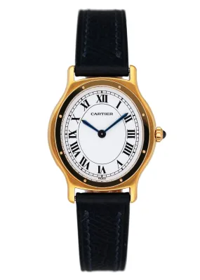 Cartier Arcade 9605 Paris Dial 18K Yellow Gold Ladies Watch