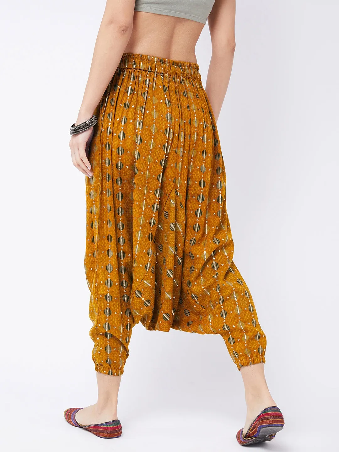 Dijon Yellow Harem Pant