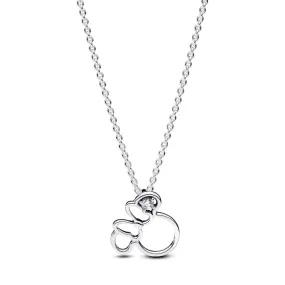 Disney Minnie Mouse Silhouette Collier Necklace