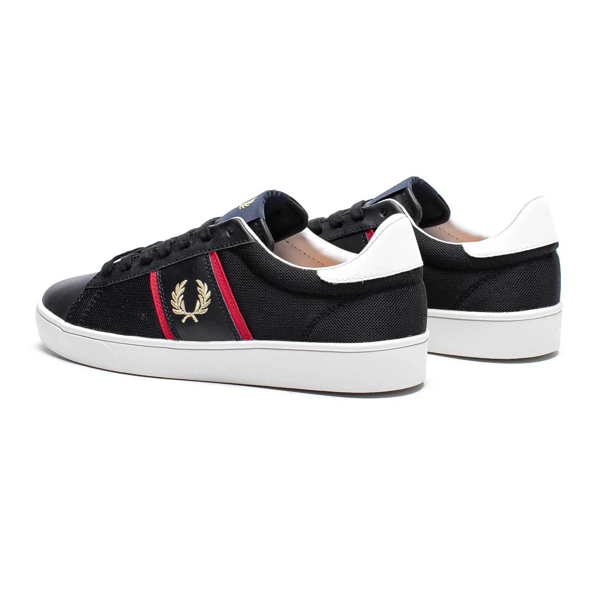 Fred Perry Spencer Mesh/Tipping Black