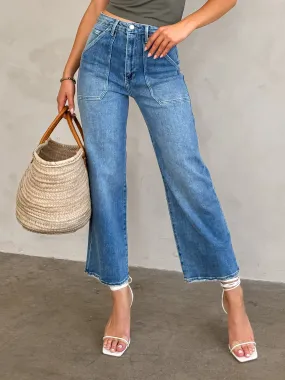 Gia Wide Leg Cargo Jeans