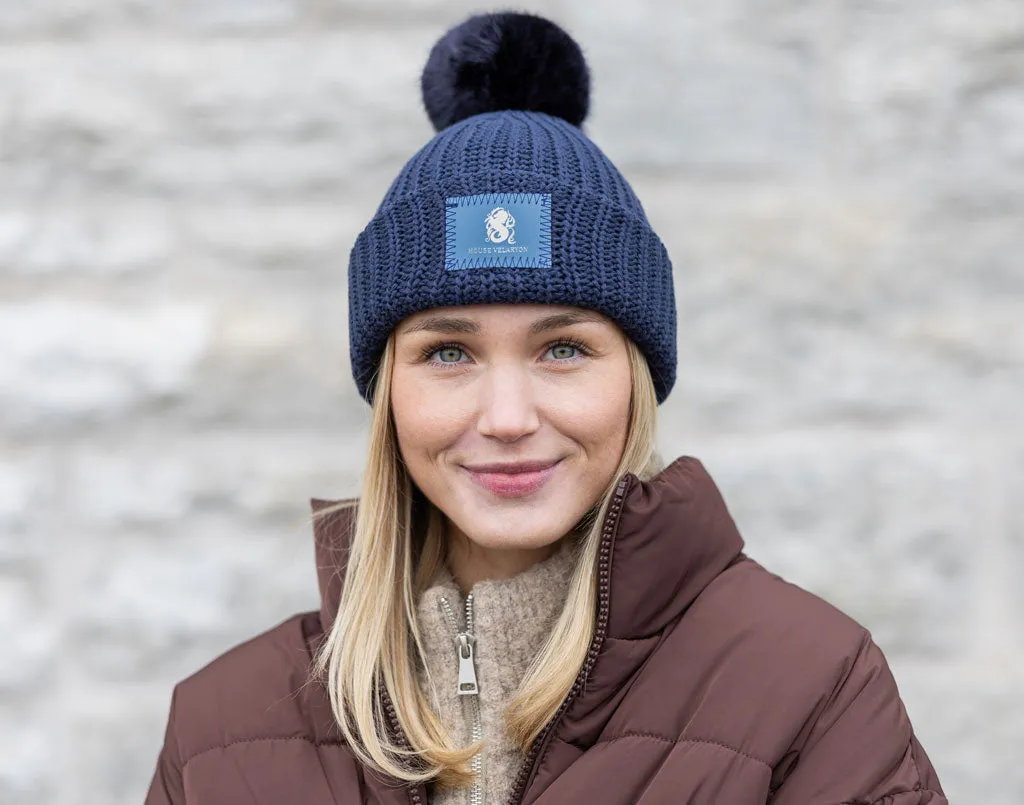 House Velaryon Navy Pom Beanie