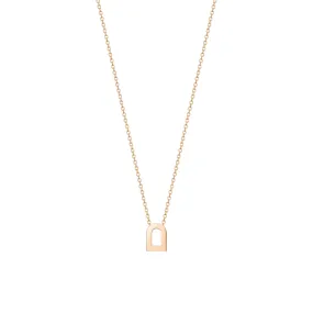 L'Arc Voyage Charm PM, 18k Rose Gold on Chain Necklace