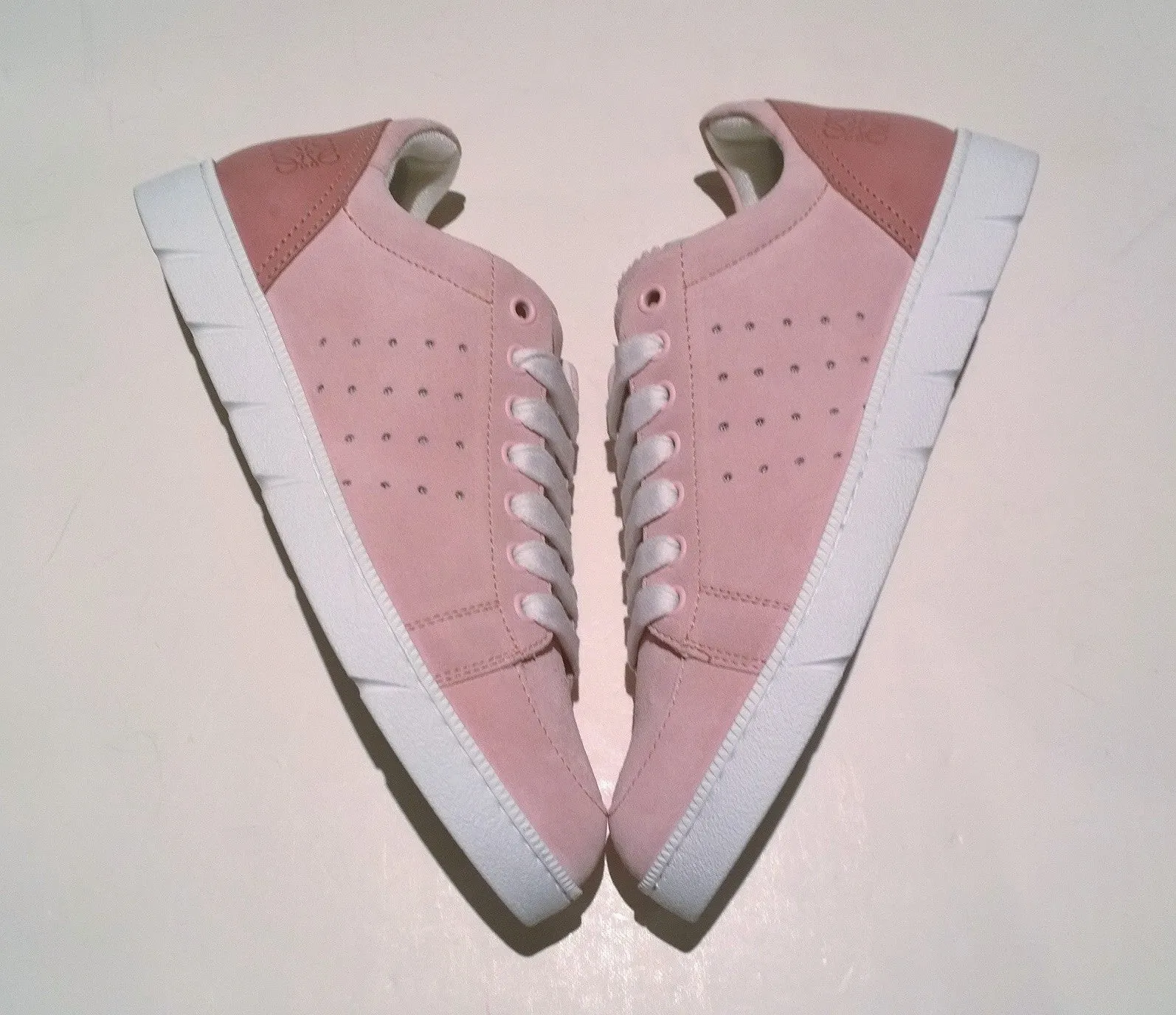 Loewe Soft Sneakers in Light Pink Suede