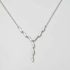 Ocean Wave Diamond Necklace