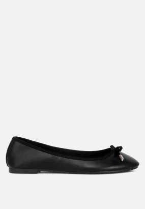 Suzzy Bow Embellished Flat Ballerinas